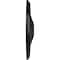 Ekena Millwork Athens Ceiling Medallion (Fits Canopies up to 3 5/8"), Hand-Painted Jet Black, 26 1/4"OD x 3 1/4"P CM27ATBLF - alternate 2